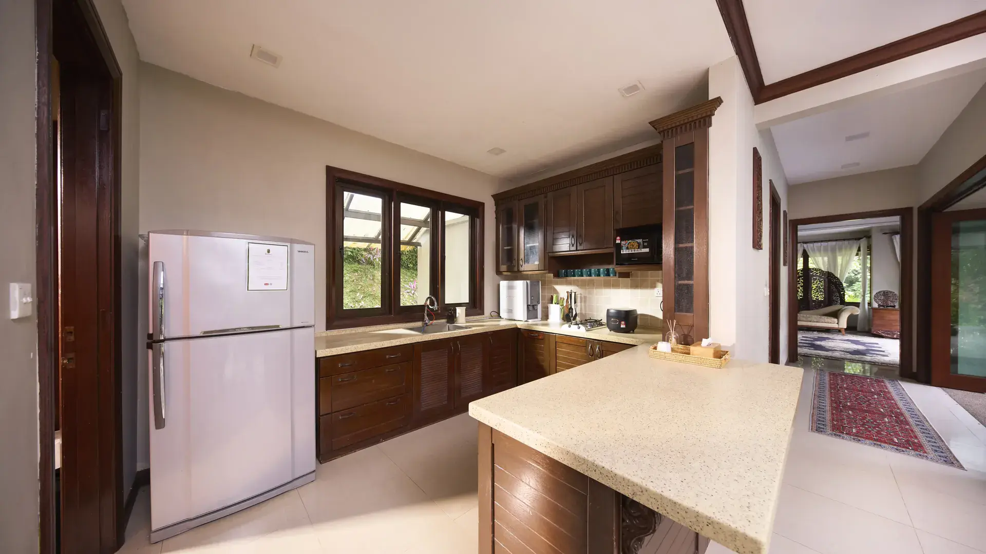 Kitchen and Island